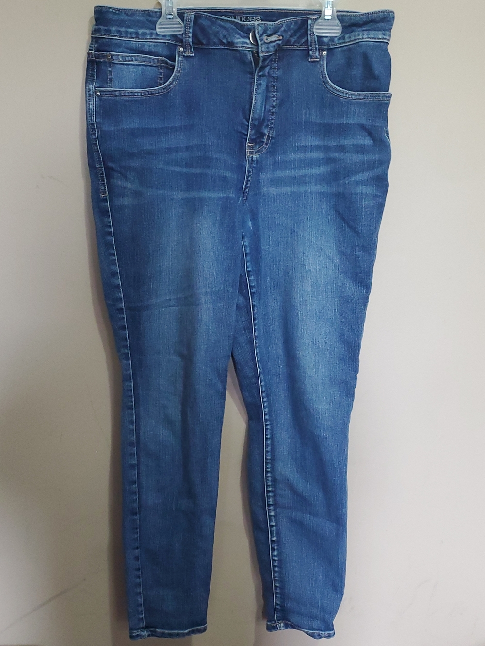 Maurices Everflex Skinny Jeans in Medium Blue Wash Size 14 Short